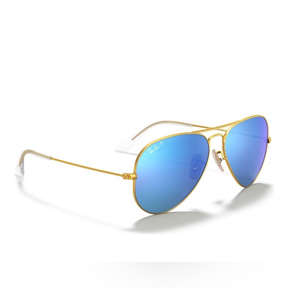 Ray-Ban Polarized Sunglasses, RB3025 AVIATOR MIRROR - Picture 4 of 6